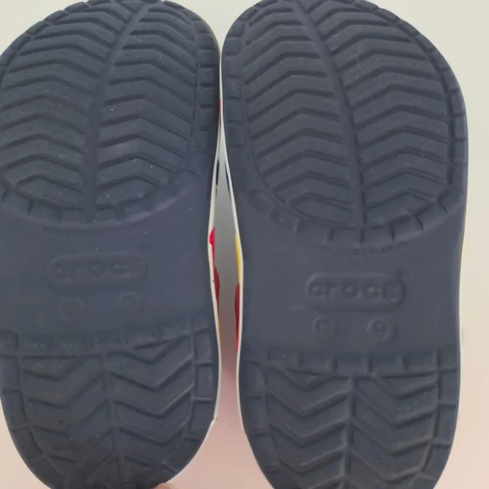 CROCS Disney Fun Lab Mickey Clog Child Size 9 Navy Bllue